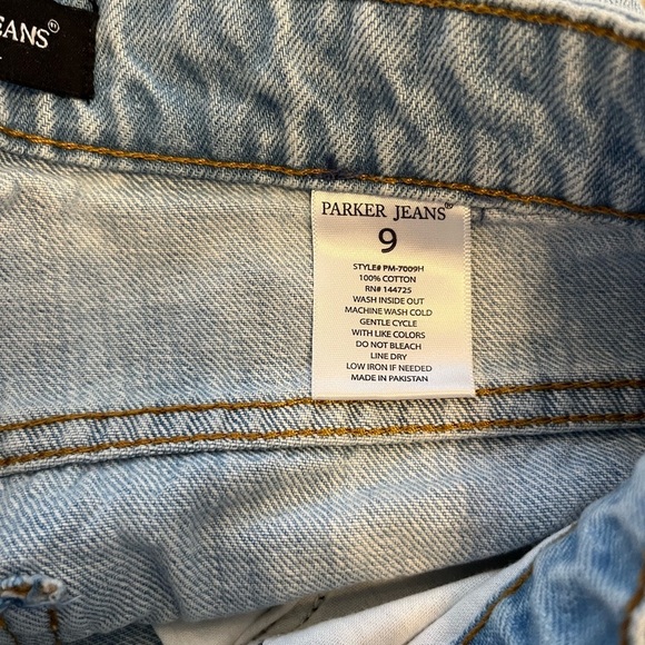Parker Distressed Denim jeans PJ made in USA size 9 - Picture 4 of 5